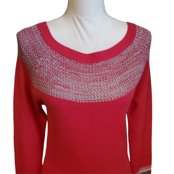 EUC Athleta Fair Isle Nordic Sweater Crew Neck Dress - Picture 3 of 12